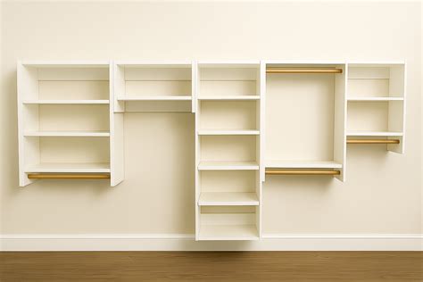 1x12 Easy to Build and Hang Modular Closet System - Free Plans with ...