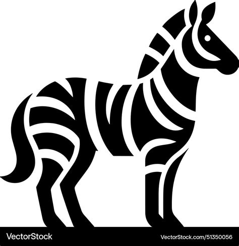 Zebra icon Royalty Free Vector Image - VectorStock