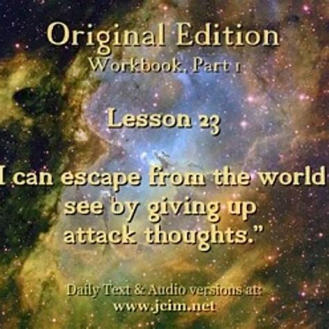Image result for Acim Lesson 23