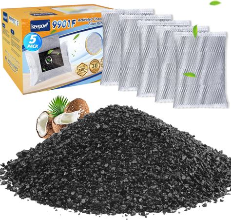 Amazon.com: KEEPOW Activated Charcoal Odor Absorbing Filter Refill ...