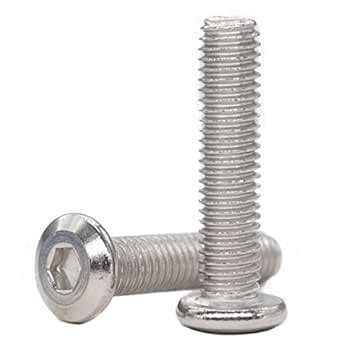 binifiMux 10pcs M8 x 30mm Rivet Countersunk Socket Cap Allen Head Bolts ...