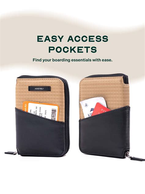Valor Travel Passport Organizer | Beige | Sleek & Secure Design | Buy ...