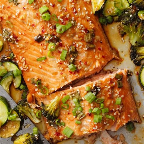 Sheet-Pan Soy-Ginger Salmon with Veggies Recipe: How to Make It