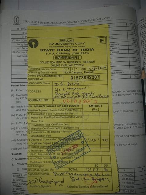 Sri Venkateswara University — B.com Convocation certificate