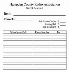 ticket bid silent auction bid sheet template 10 free sles exles ticket bid silent auction bid sheet template 10 free sles exles
