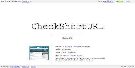Check Short URL 的图像结果