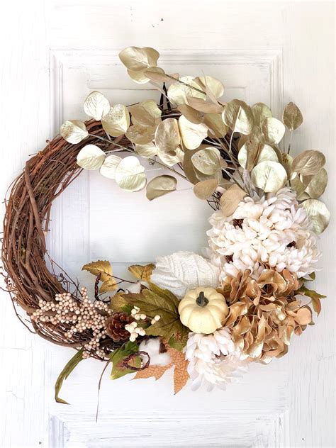 Elevate your door decor with this elegant fall wreath!