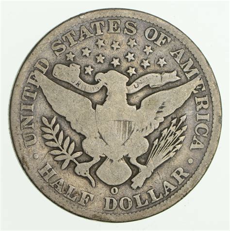 50c United States Coin - 1903-O Liberty Barber 90% Silver US Half ...