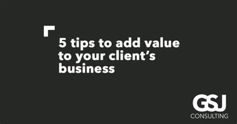 How to Add Value to Clients 的图像结果