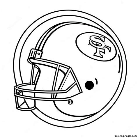 49ers logo francisco san coloring Pages Sf Drawing Printable Nfl Logos ...