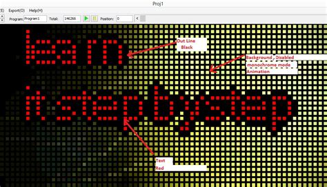 LED Edit LED 的图像结果