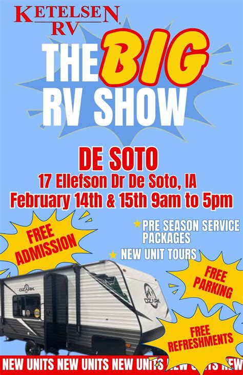 THE BIG RV SHOW | KETELSEN RV DE SOTO, Ketelsen RV-DeSoto, De Soto, 14 ...