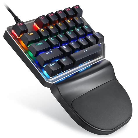 K27 One Handed Mechanical Keyboard 27 Keys Wired Gaming Keyboard ...