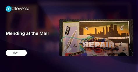 Mending at the Mall , Kingsgate Mall, Vancouver, 25 September 2025 ...