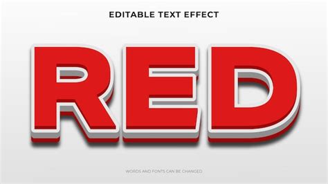 Images de Texte Effet Rouge – Téléchargement gratuit sur Freepik