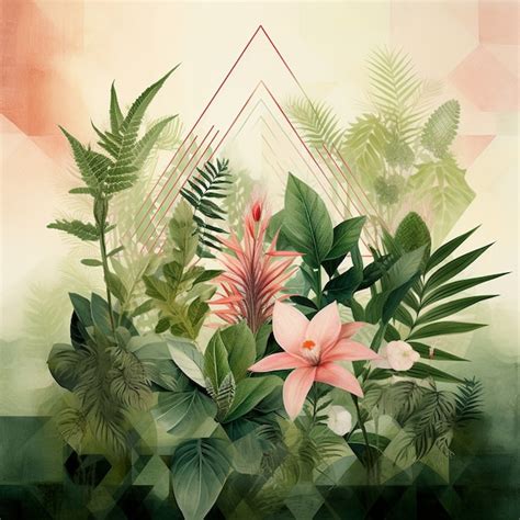 Beautiful floral composition | AI-generated image