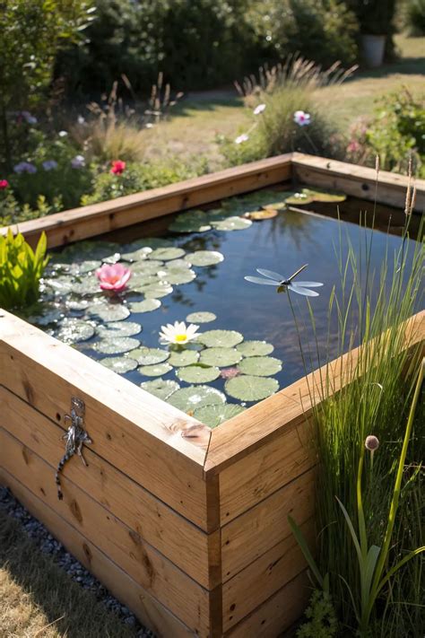 17+ Inspiring Above Ground Pond Ideas for Your Yard - Moss & Twine