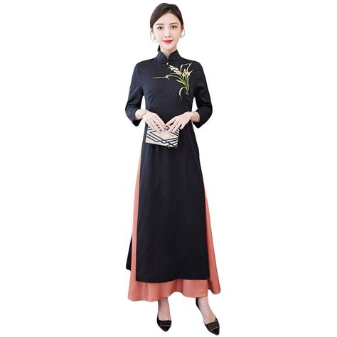 New Fashion, Retro Women's Embroidered Dress – Sociable Weaver Nest
