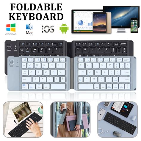 Windows Pc Mac | Foldable Wireless Bluetooth Keyboard