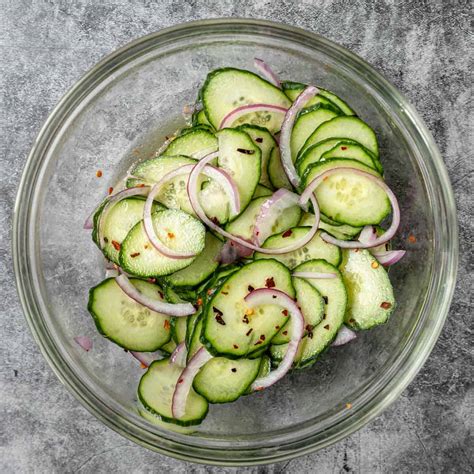Quick Pickled Cucumber & Onion Slices - Great Condiment!