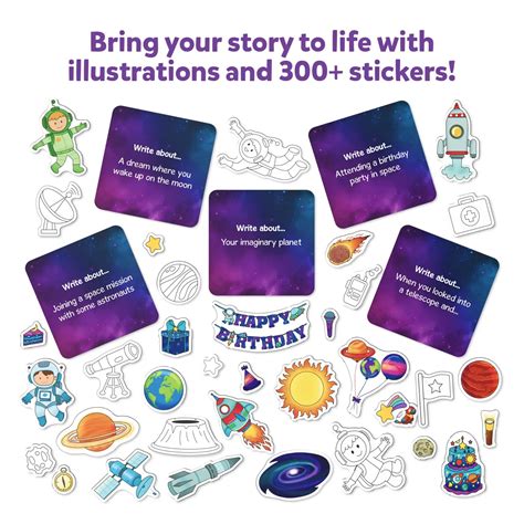 My Storybook Art Kit - Space Explorers (ages 5-10) – Skillmatics