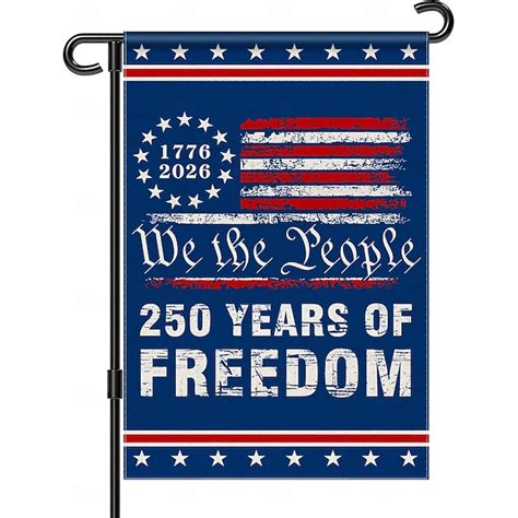 U.S. 250th Anniversary America flag 250th Garden Flag, 1776-2026 ...