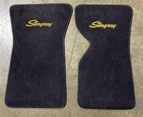 Lot - 1974 C3 Corvette Floor Mats W/ Stingray Logo