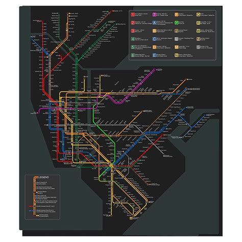 Buy New York Subway System - Detailed for NYC Residents and Public ...