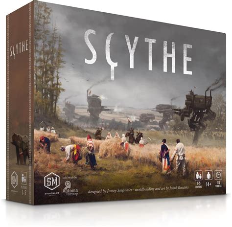 Stonemaier Games Scythe Board Game - Engage in Engine-Building & Area ...