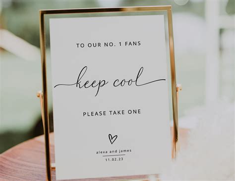 Sign for fans at wedding 60 photos - Astyledwedding.com
