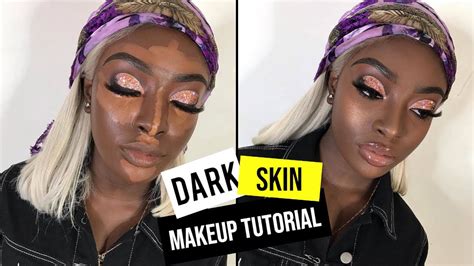 Dark Skin Makeup Tutorial 的图像结果