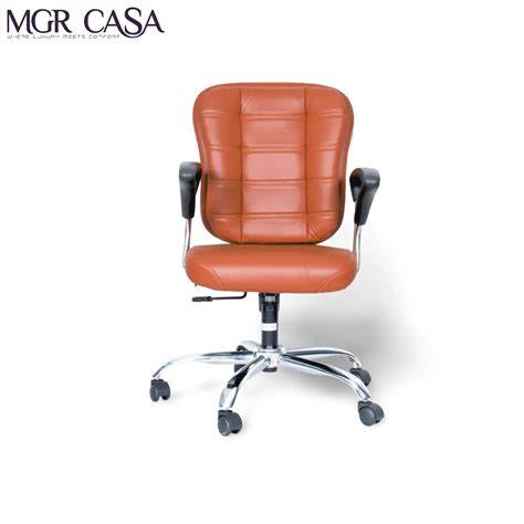 MGR ANACONDA MEDIUM BACK PU CUSHION OFFICE CHAIR – MGR CASA