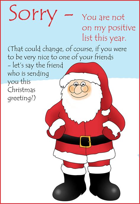 Funny Printable Christmas Cards