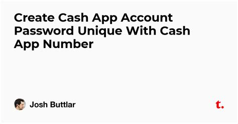 Create Cash App Account Password Unique With Cash App Number — Teletype