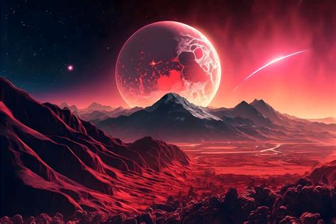 Alien World Landscape 的图像结果