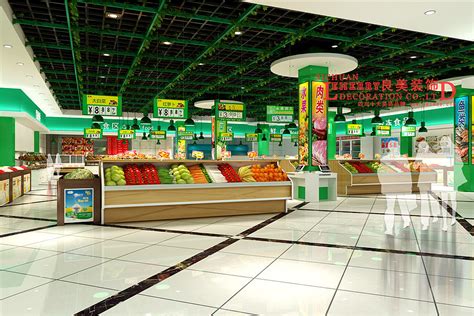 成都大型连锁商场超市设计 邻里优选超市设计 8865平方|空间|家装设计|设计之心129 - 原创作品 - 站酷 (ZCOOL)