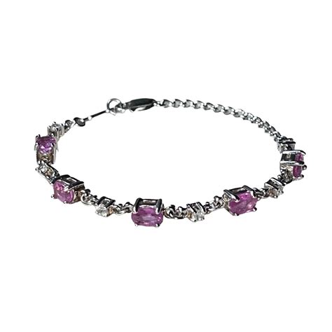 vintage silver rhinestone bracelet | NOIR ONLINE