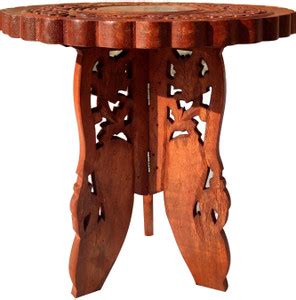 Woodenex Wooden folding side table Solid Wood Side Table Price in India ...