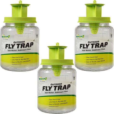 RESCUE! Outdoor Fly Trap - Reusable - 3 Traps Nepal | Ubuy