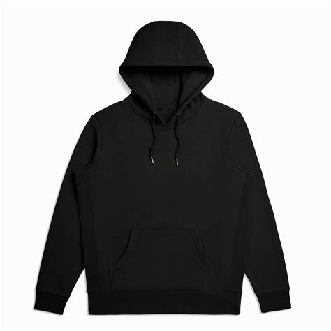 Black Hoodies Front And Back