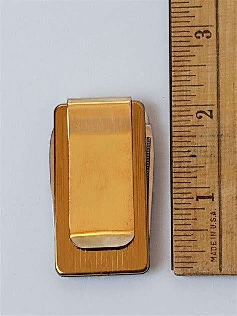 Vintage Imperial Stainless Usa Steel Money Clip Pocke… - Gem