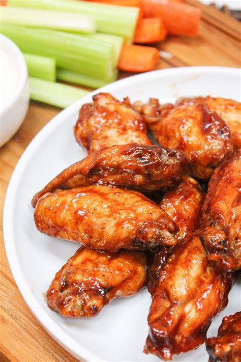 Air Fryer Honey BBQ Chicken Wings - Cheese Curd In Paradise