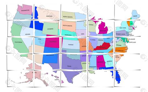 美国地图素材免费下载(图片编号:2039761)-六图网
