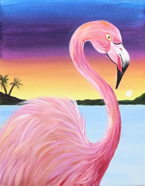 Image result for Flamingo Painting Tutorial