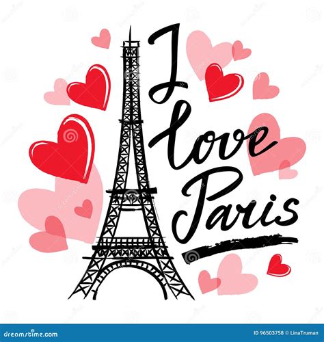 I Love Paris Stock Illustrations – 573 I Love Paris Stock Illustrations ...