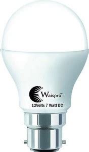 WAISPRO 7 Watt Solar DC LED Bulb with Holder B22 type Solar Light Set ...