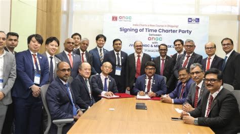 ONGC, MOL Japan & Samsung HI Sign Pact for 2 Indian VLECs to Boost ...