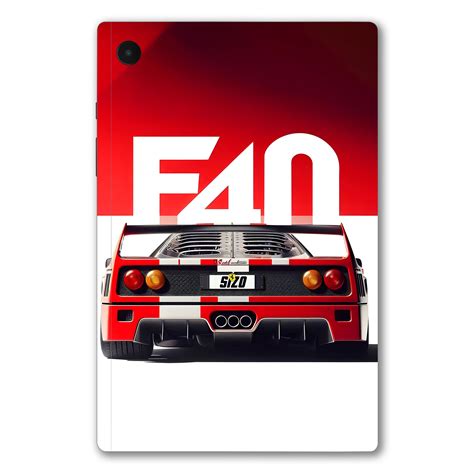 Samsung Galaxy Tab A8 Ferrari F40 Cars & Bikes Tablet Skins