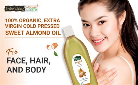 Buy INDUS VALLEY Pure Natural & Organic Roghen Badam Sweet Almond Oil ...