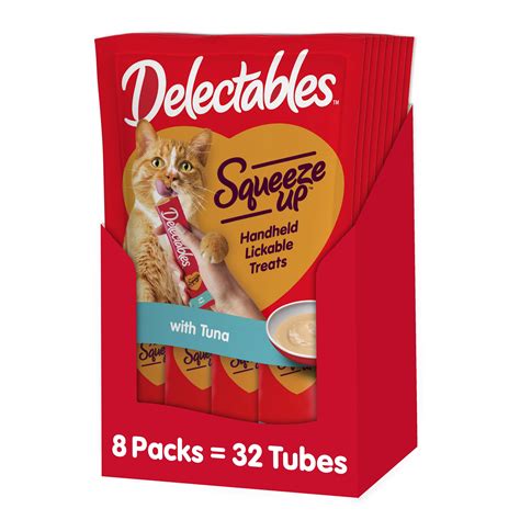 Hartz Delectables Squeeze Up Tuna Interactive Lickable Wet Cat Treat, 0 ...